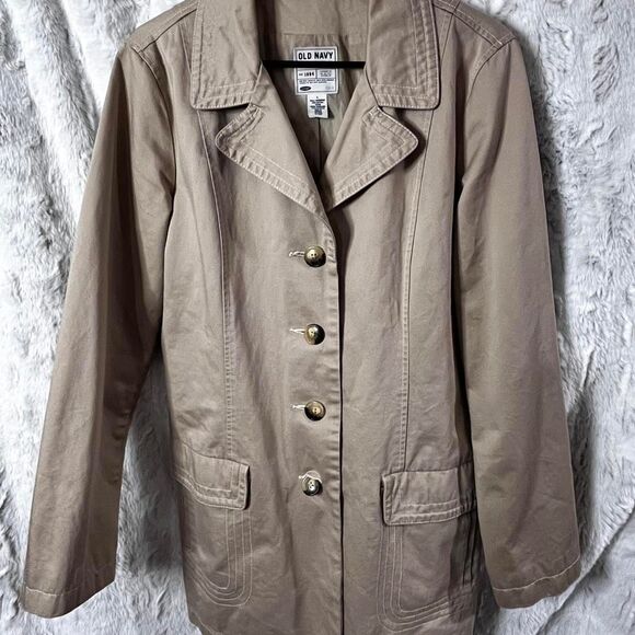 Old Navy Jackets & Blazers - OLD NAVY Women's KHAKI TRENCH COAT w/o BELT